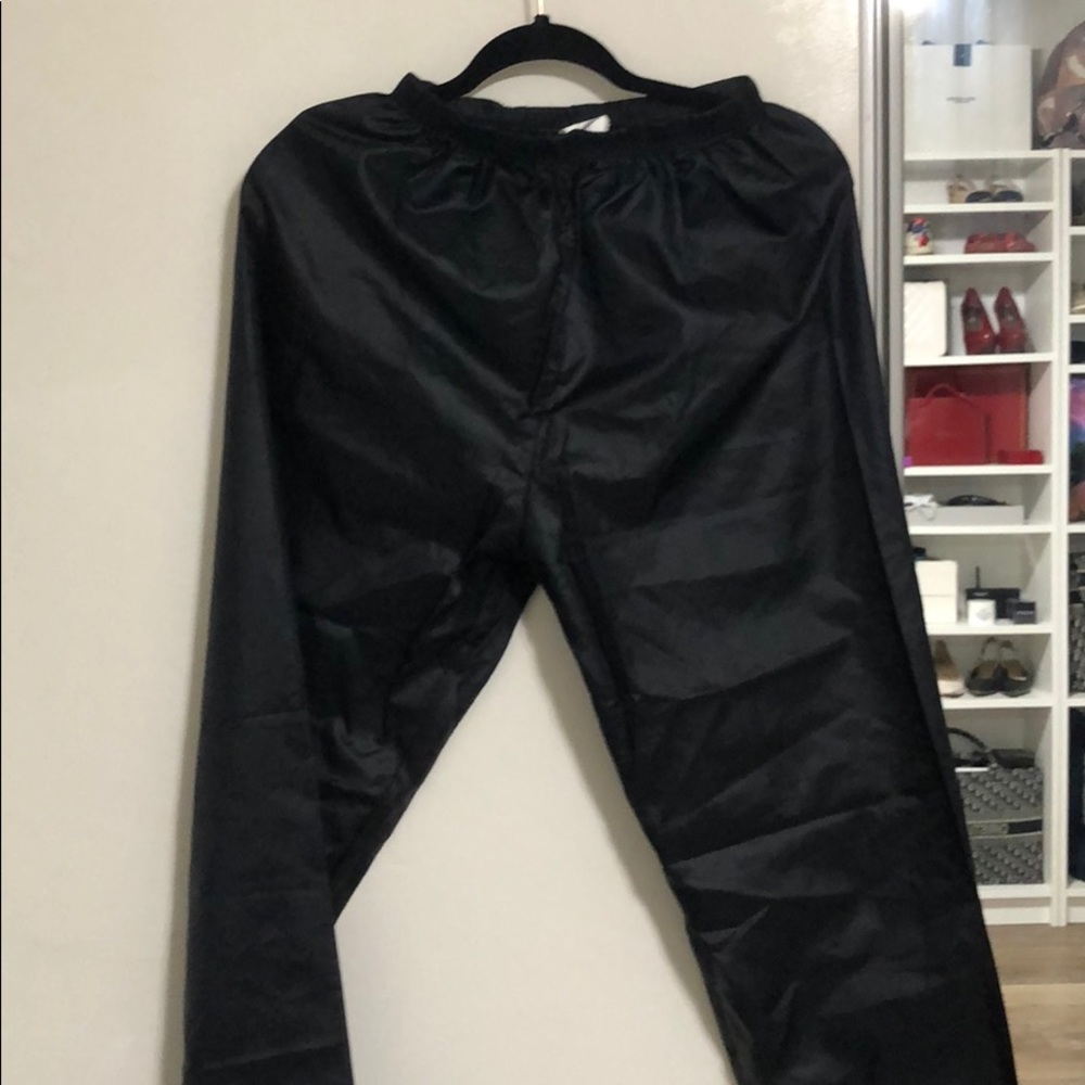 NWOT Body Wrappers trash bag pants